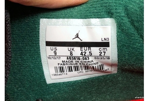 Black AQ3816-063 NRG Gorge AQ3816-063 Jordan Red Air 4 Green-Varsity 1001